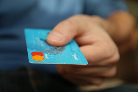 customer with credit card