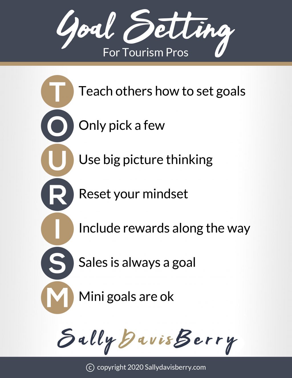 Goal Setting for Tourism Pros
