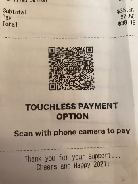 QR receipt